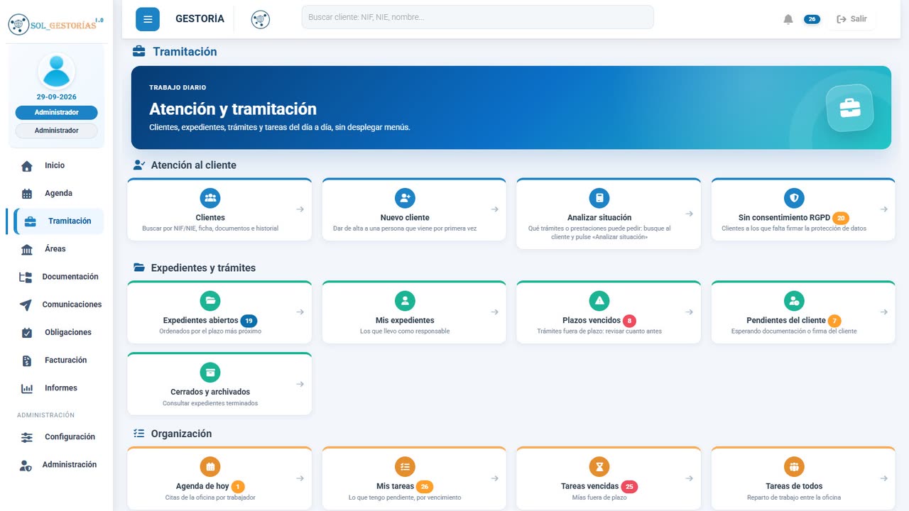 SOL-GESTORÍA ahora también para la gestoría de toda la vida