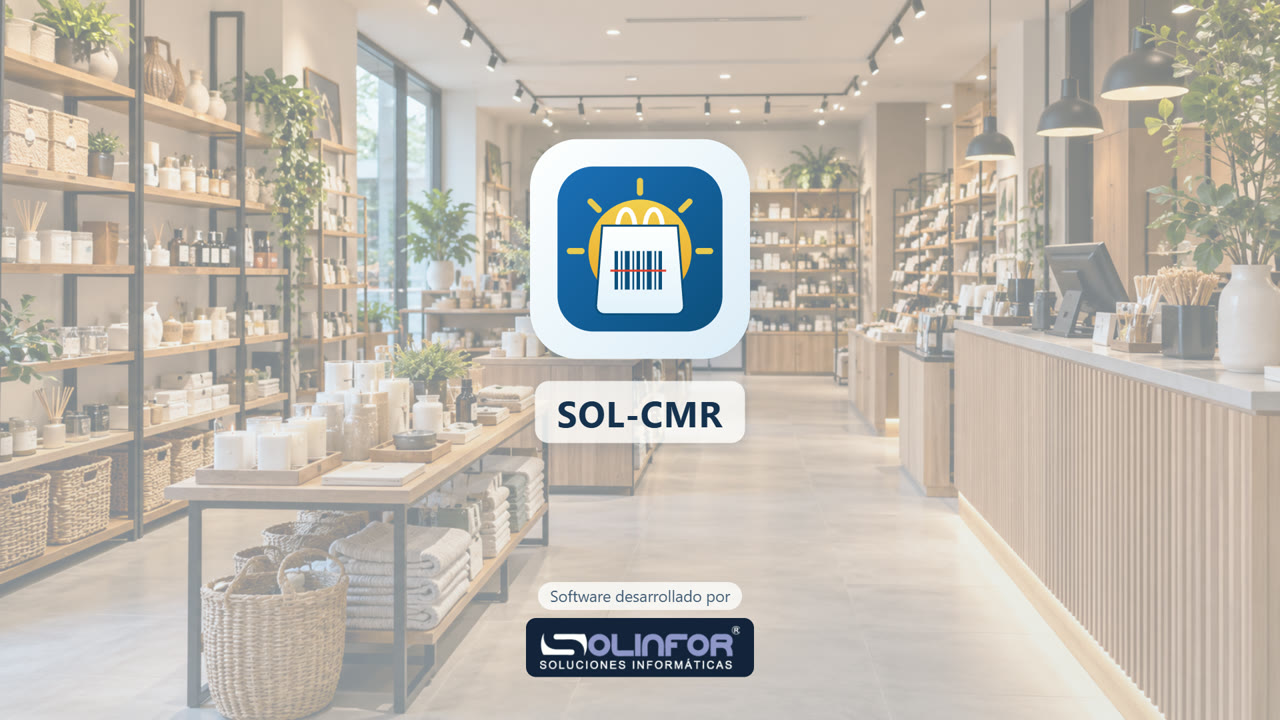 SOL-CMR: TPV para tiendas y comercios, con teclado y lector