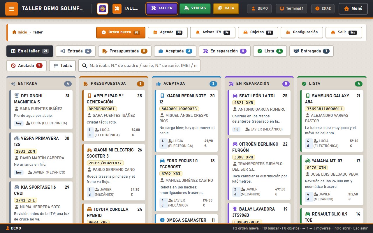 SOL-TALLER: el taller, sin libreta